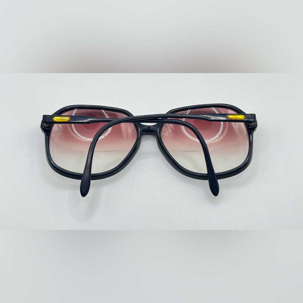Vintage Landolfi 5095 Navy Blue Oval Sunglasses Frames Only - Picture 4 of 8